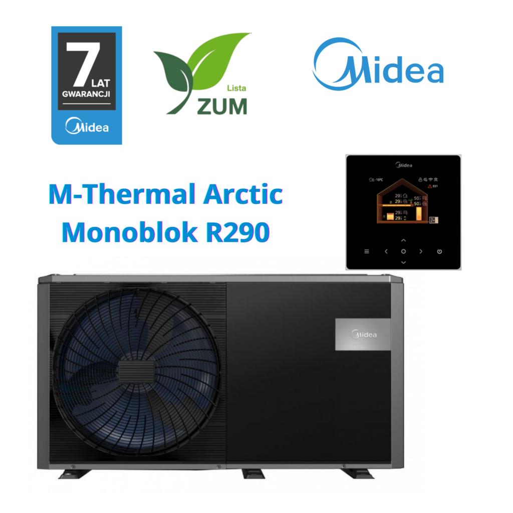 M-Thermal Arctic Monoblok R290 pompa ciepła midea lyblin ile kosztuje